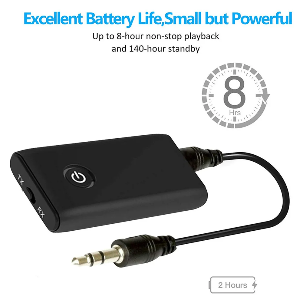 Аудиоприемник 2 в 1, USB, перезаряжаемый, Bluetooth-совместимый, время работы около 10 часов, CD-плеер, голосовое удовольствие, аудиопорт 5,0 мм