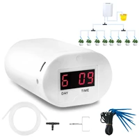 4w upgraded pump houseplants automatic watering system timer for 842 potted plants flower automatic drip irrigation kit