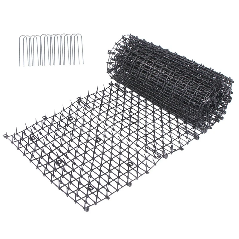 

Cats and Dogs Repellent Mat Plastic Spike-Keeping Cats and Dogs From Digging Plastic Pet Cat Stab-Proof Mat