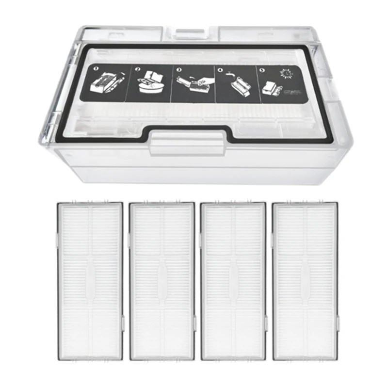 

For Roborock S8 Pro Ultra S8 S8+ Accessories Filter Dust Box Robot Vacuum Cleaner Accessories