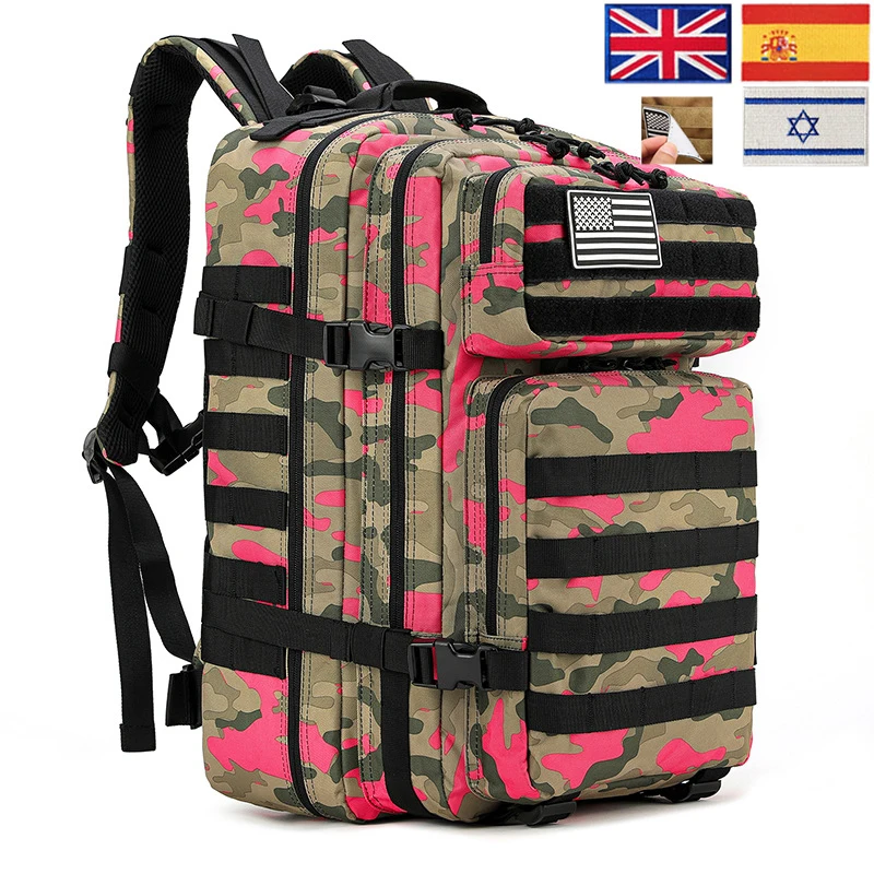 

Походная Военная Сумка для кемпинга, рюкзак, спортивные принадлежности для треккинга, нейлоновые тактические сумки, дорожные розовые рюкзаки для рыбалки, сумка для атаки 3P