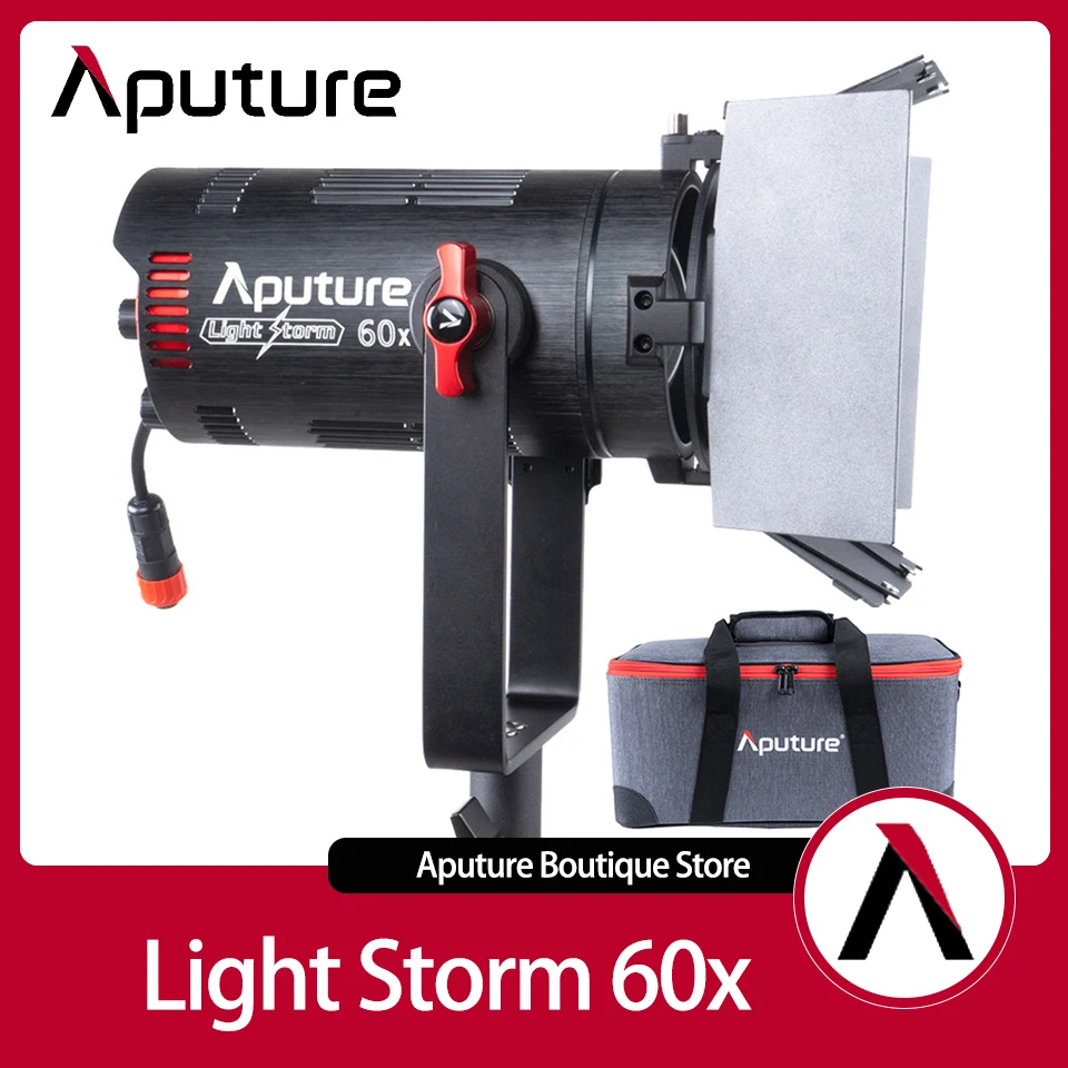 

Aputure LS 60x Studio LED Video Light Bi-color 2700K-6500K 60W Portable Outdoor Lighting Spotlight for Photography Video Movie
