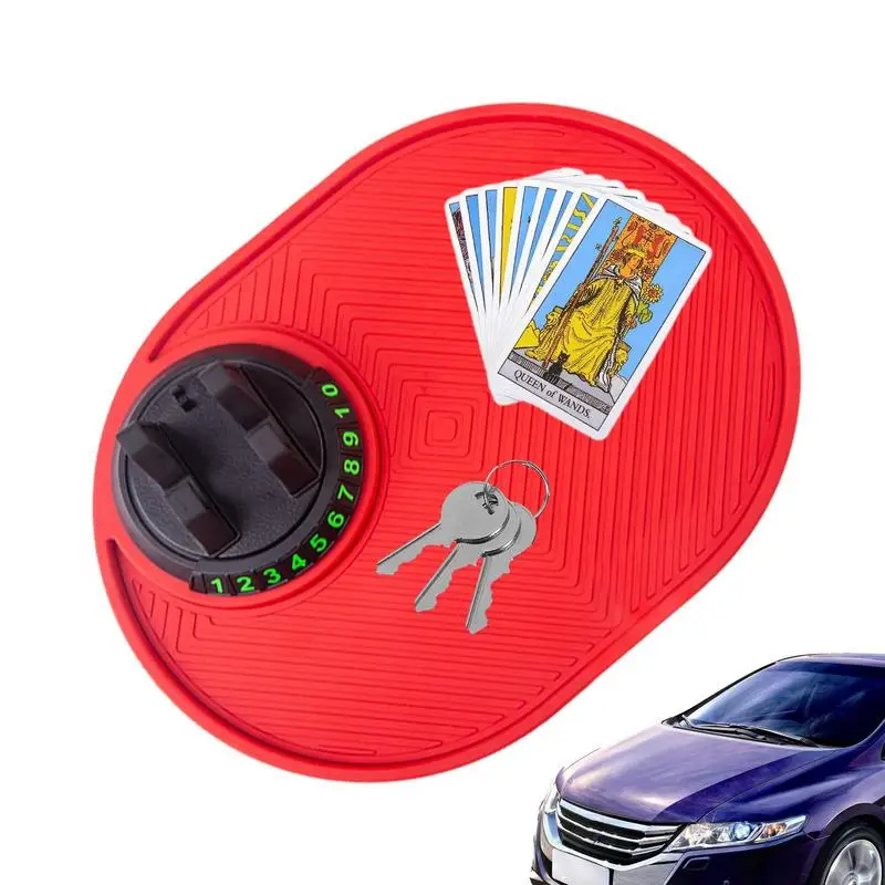 

Car Dashboard Organizer Tray Anti Slip Mat Sticky Pad Auto GPS Navigation Storage Cushion Phone Holder Car Interior Accessories