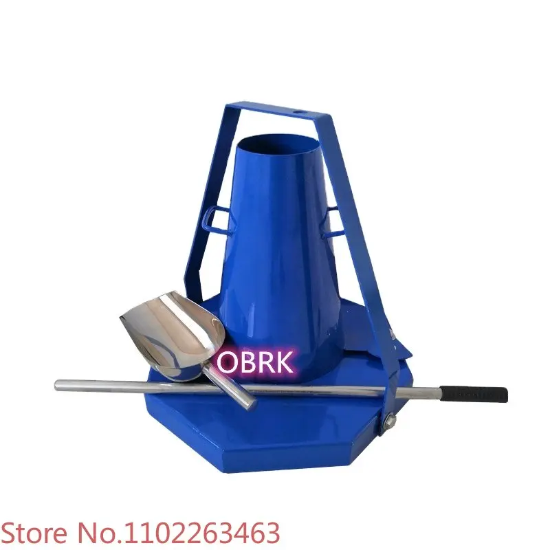 

Concrete slump cone flow test