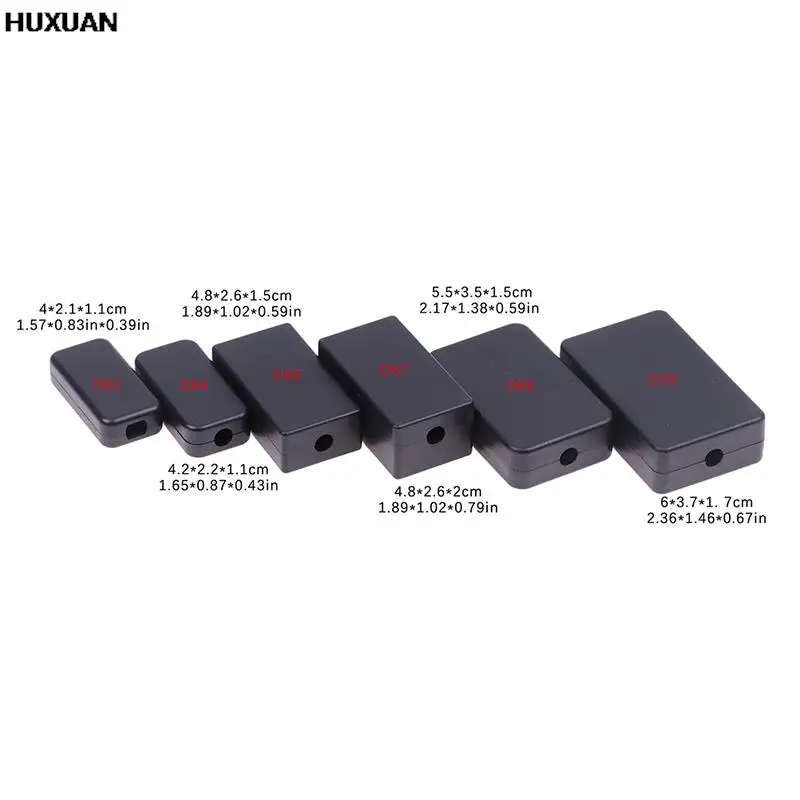 

1 Pc ABS Waterproof Electronic Junction Box Black DIY Instrument Case ABS Plastic Project Box Storage Case Enclosure Boxes