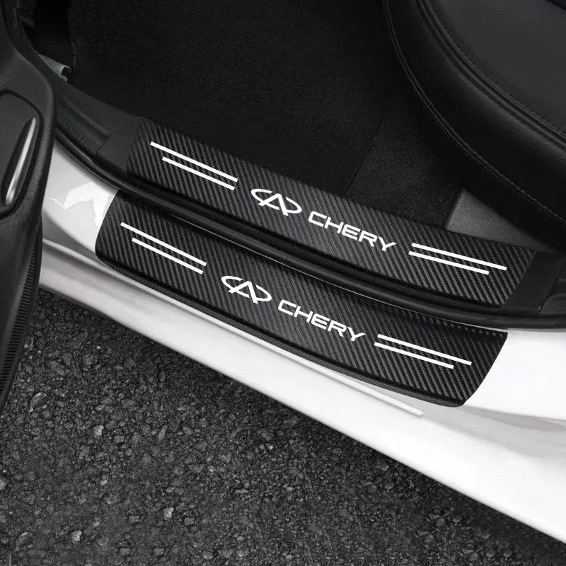 Фото Наклейки на бампер багажника автомобиля для Chery TIGGO 3 4 5 7 Pro 8Pro Max MVM X22 DR3 Amulet Fora Fulwin T11 A1 A3 A5 автомобильные аксессуары №2