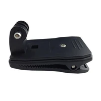 mount 360 degree rotation backpack bag belt clip clamp for xiaomi yi camera gopro hero 76543321 camera holder