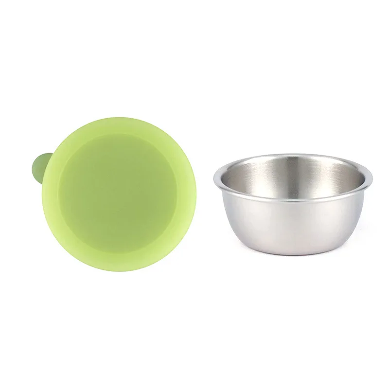 

1pc Steel Dressing Container Reusable Sauce Cups Seasoning Box Salad Condiment Containers With Lids Kitchen Tools Container