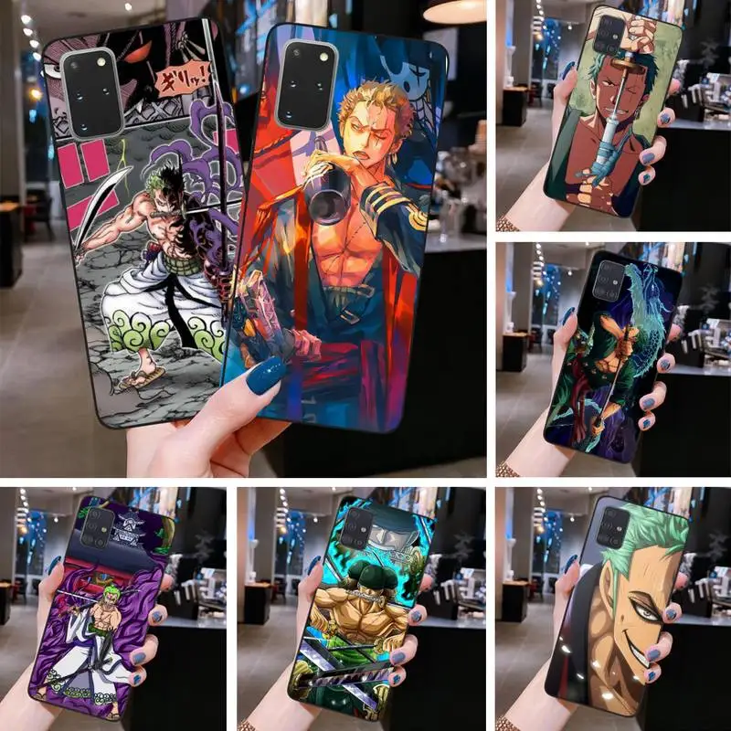 

One Piece Roronoa Zoro Phone Case For Samsung Galaxy S22 S21 Plus Ultra S20 FE S9 plus S10 5G lite 2020