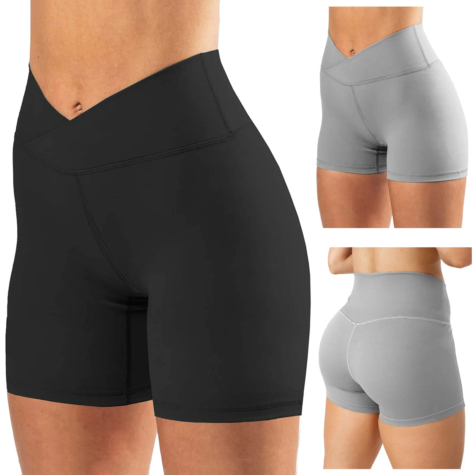 Push Up Shorts Women Gym High Waist 