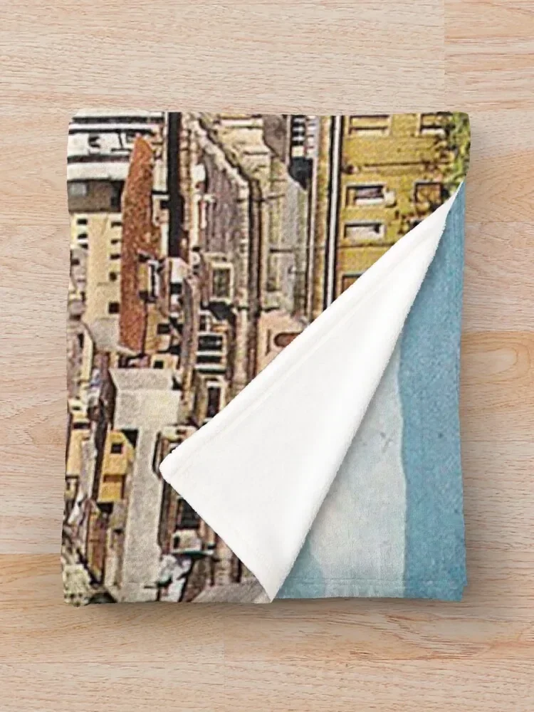 Портрет Мессины в городе?? Диванное одеяло из пролива мягкие большие роскошные