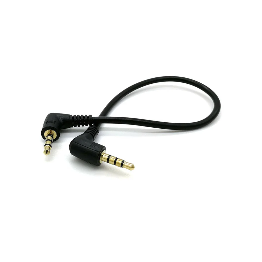 

1 Pc Audio Cable Double Elbow Converter Audio Adapter Audio Cable Extension Cable for Motor Car Vehicle