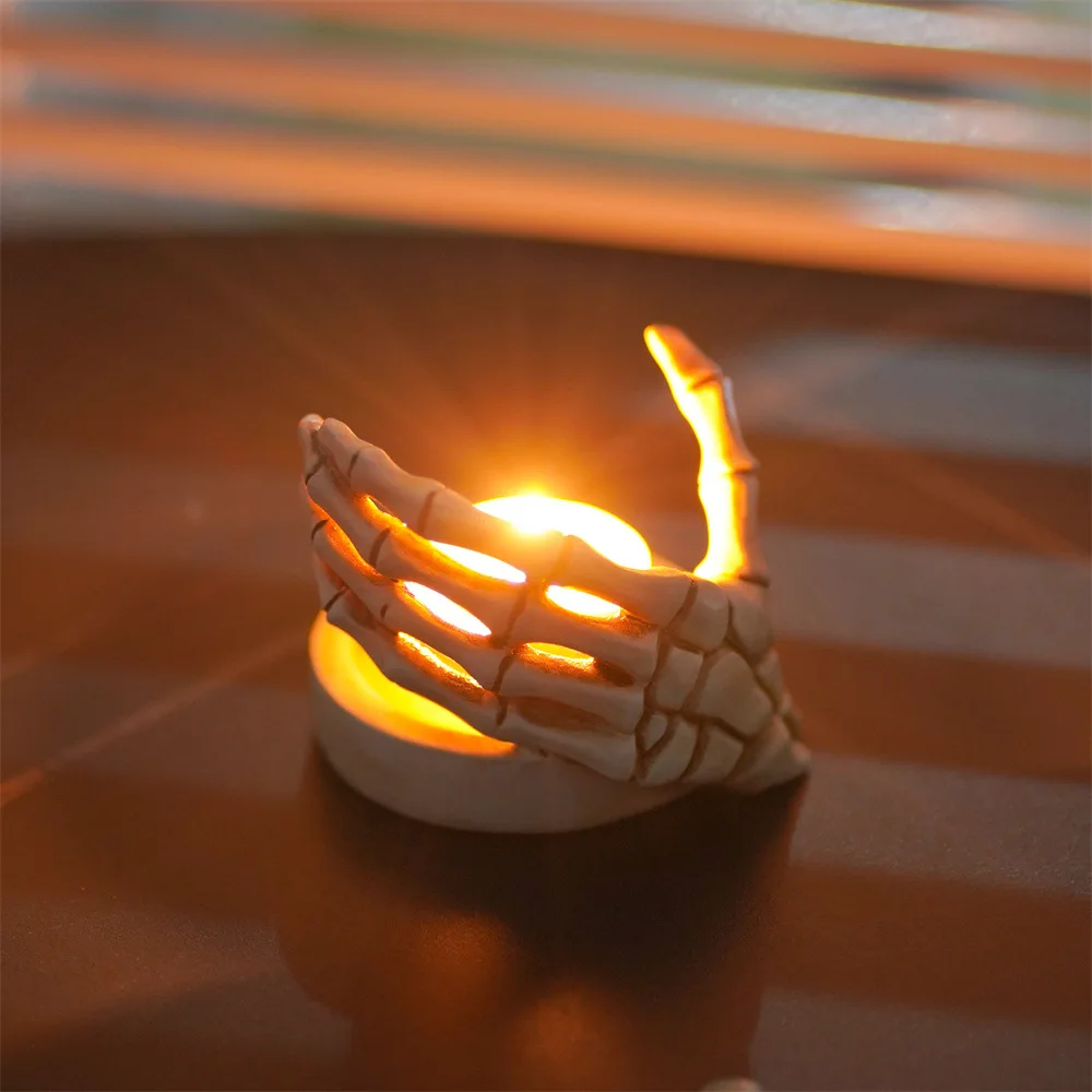 , Gothic Witch Hand Candlestick Holder Home Party Decoration