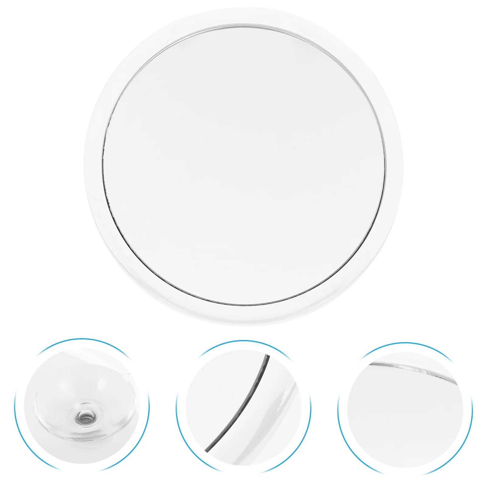 

Mirror Magnifying Makeup Suction Compact Cup Shower Round Wall Bathroom Portable Mounted Travel Pocket Cups Single 15X Vanity