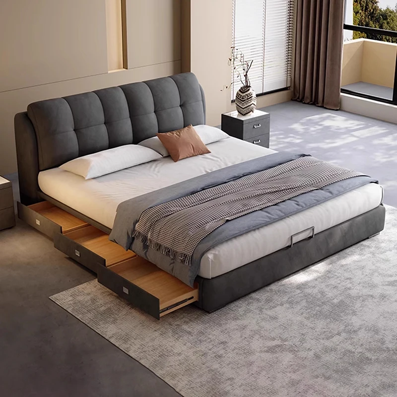 Большие массивные деревянные кровати ленивая платформа гостиная роскошные