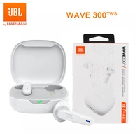 jbl wave 300tws wireless earphones stereo earbud wave300 tws bluetooth headphones bass sound noise cancelling headset with mic