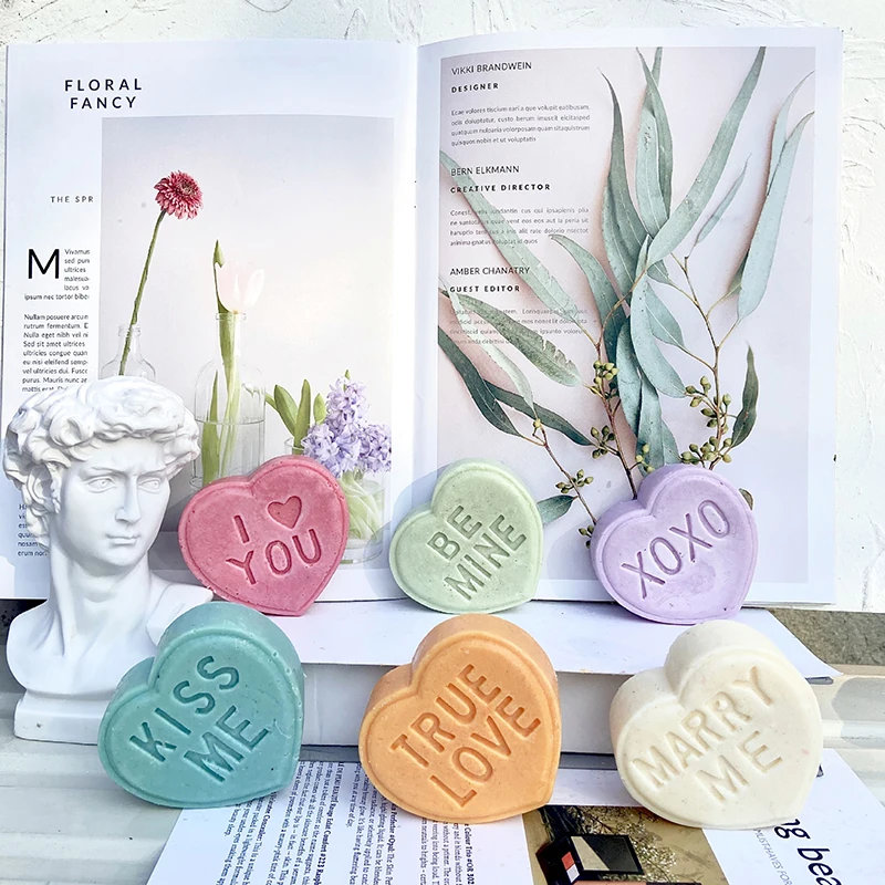 

3D Letters Love Silicone Candle Mold DIY Heart Love Shape Candle Making Resin Soap Mold Valentine'S Day Gift Home Decor Craft