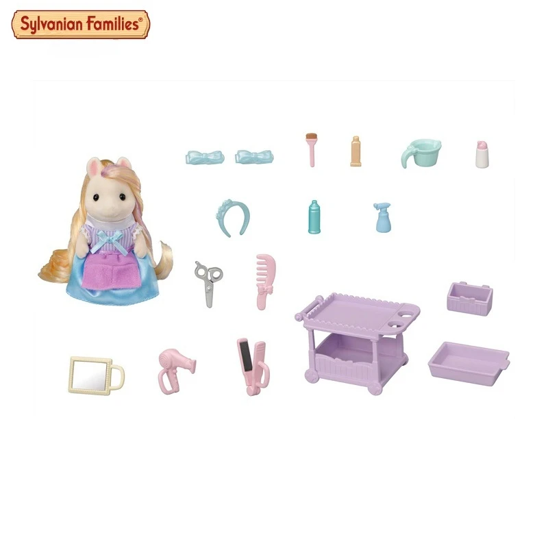 Аутентичные Сильванские семейные аниме-персонажи имитация игрового домика