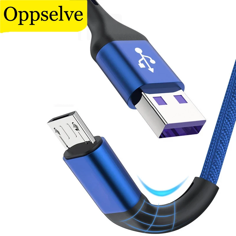 

Micro USB Cable Nylon Fast Charge USB Cable for Samsung Xiaomi LG Tablet Android Mobile Phone USB Charging Wire Cord For Huawei