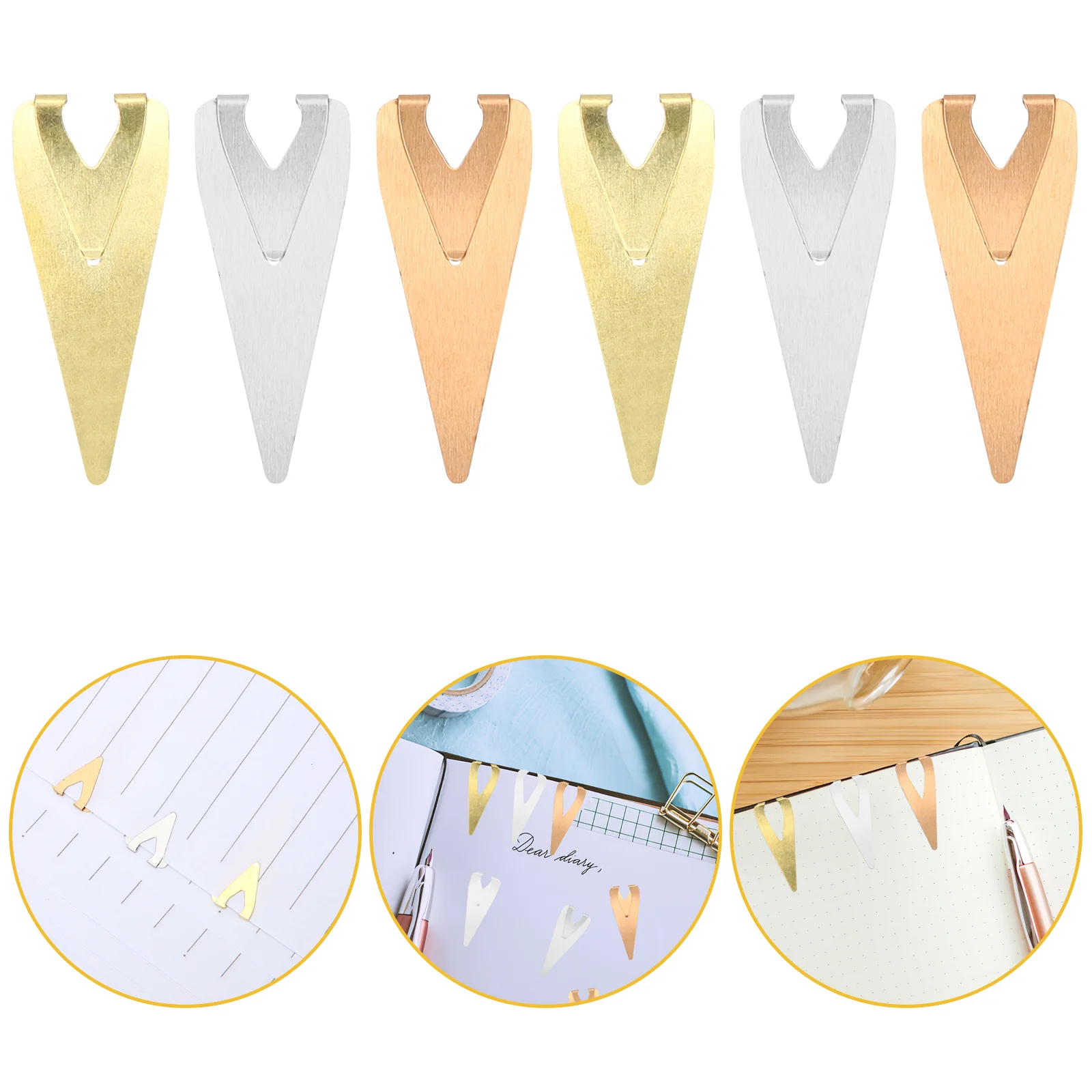 Зажим для маркера книг металлическая закладка проволока из нержавеющей стали