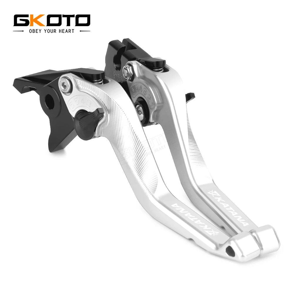 High Quality Motorcycle Accessories For Szuki 600 KATANA 750 1998-2006 2005 CNC Ajustable Short Brake Clutch Levers