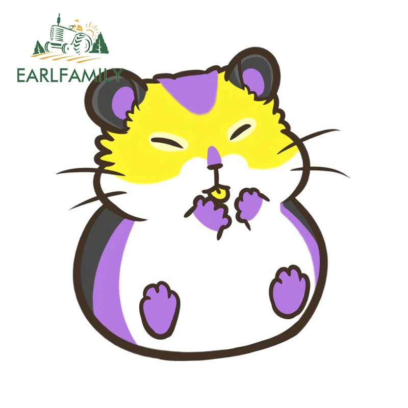 EARLFAMILY гордость хомяк раньше розовые крысы виниловые наклейки украшение на окно