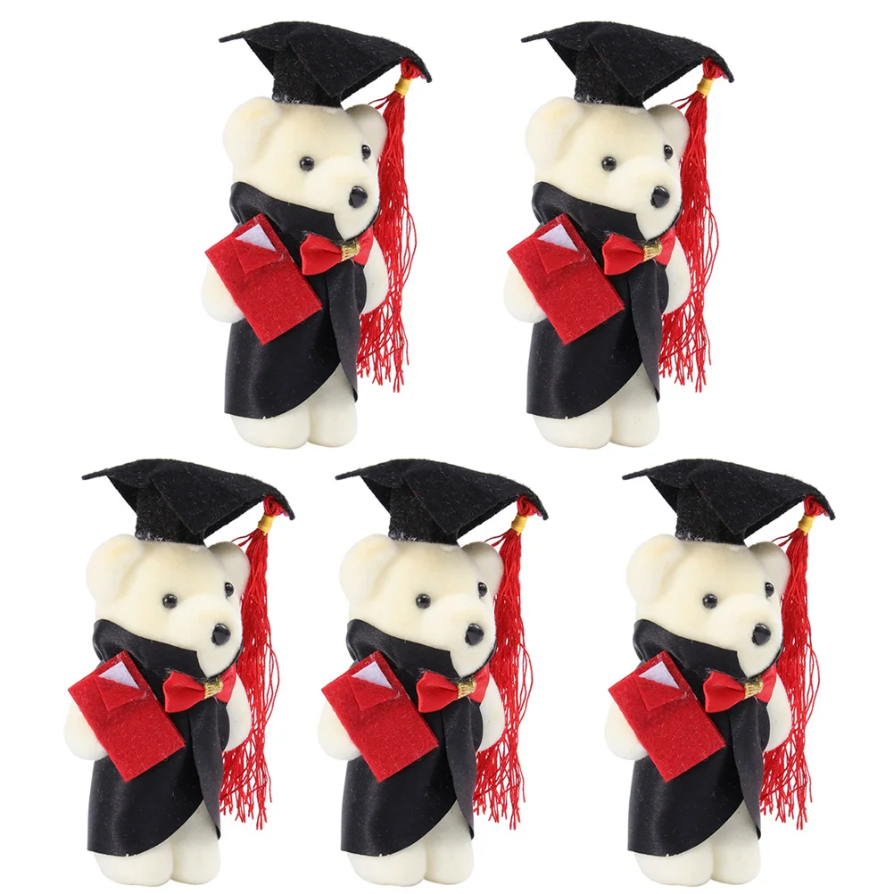 Graduation Bear Мягкие плюшевые медведи животных кукла-букет подарок 2021 цветок 2022