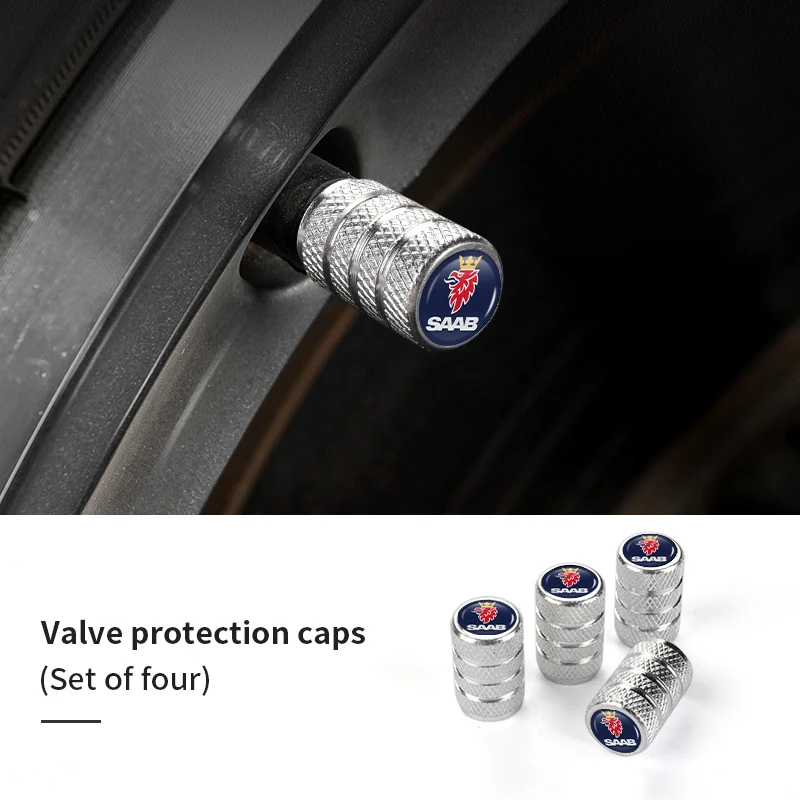 

Защитная крышка клапана автомобильного колеса 4 шт. пылезащитные аксессуары для SAAB 9-3 9-5 93 9000 900 9-7 600 99 9-X 97X Turbo X