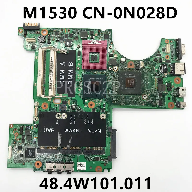 CN-0N028D 0N028D N028D Free Shipping Mainboard For XPS Serie M1530 Laptop Motherboard 07212-1 48.4W101.011 100%Full Working Well