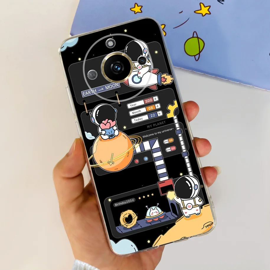 Чехол для телефона Realme 11 Pro Plus чехол RMX3740 RMX3741 модный цветок Бабочка Мягкий