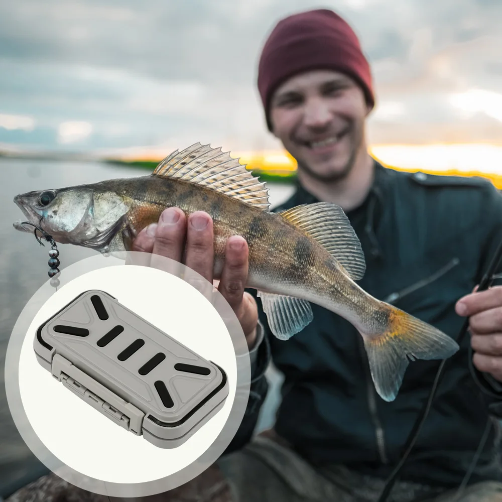 

Ящик для хранения рыболовных инструментов, водонепроницаемый двухсторонний фотоорганайзер для хранения рыболовных принадлежностей