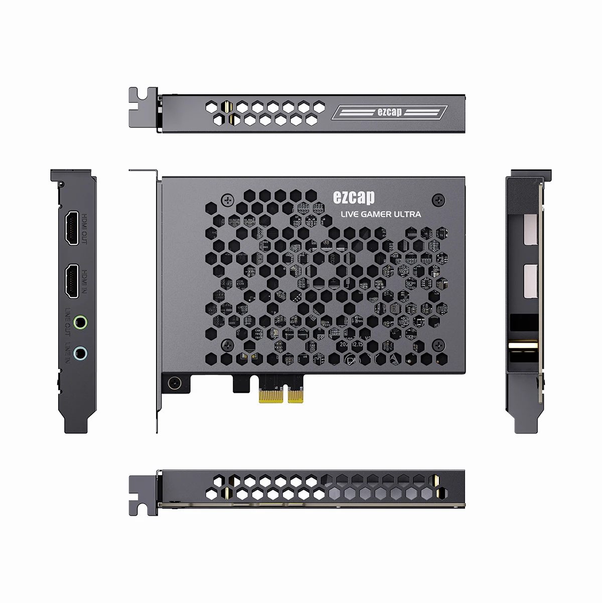 Ezcap 334 4K 60fps HDR 1080p 240fps ПК в прямом эфире потоковая коробка HDMI Loop 30 pcle Карта