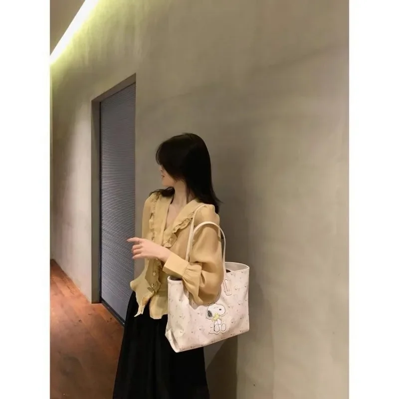 Снупи анимация периферийный мультяшный узор сумка через плечо женская летняя