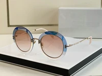 luxury brand fashion ladies round sunglasses uv400 vintage metal glasses ladies small frame sunglasses