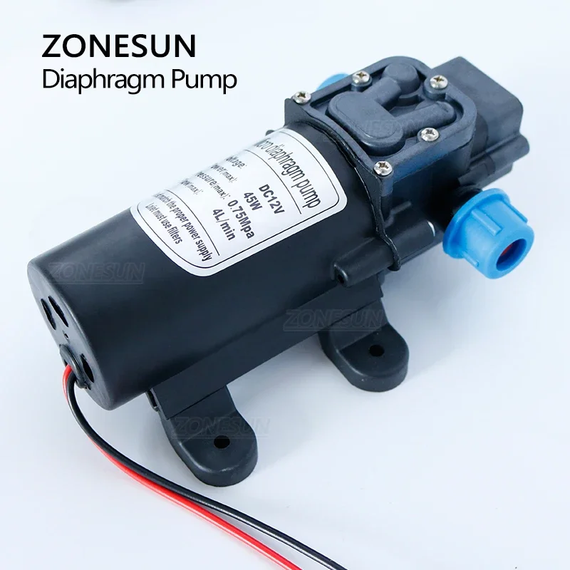 Мембранный водяной насос ZONESUN для наполнительной машины небольшой безопасный