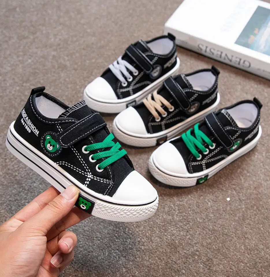 Детские холщовые кроссовки для девочек и мальчиков детская дышащая повседневная