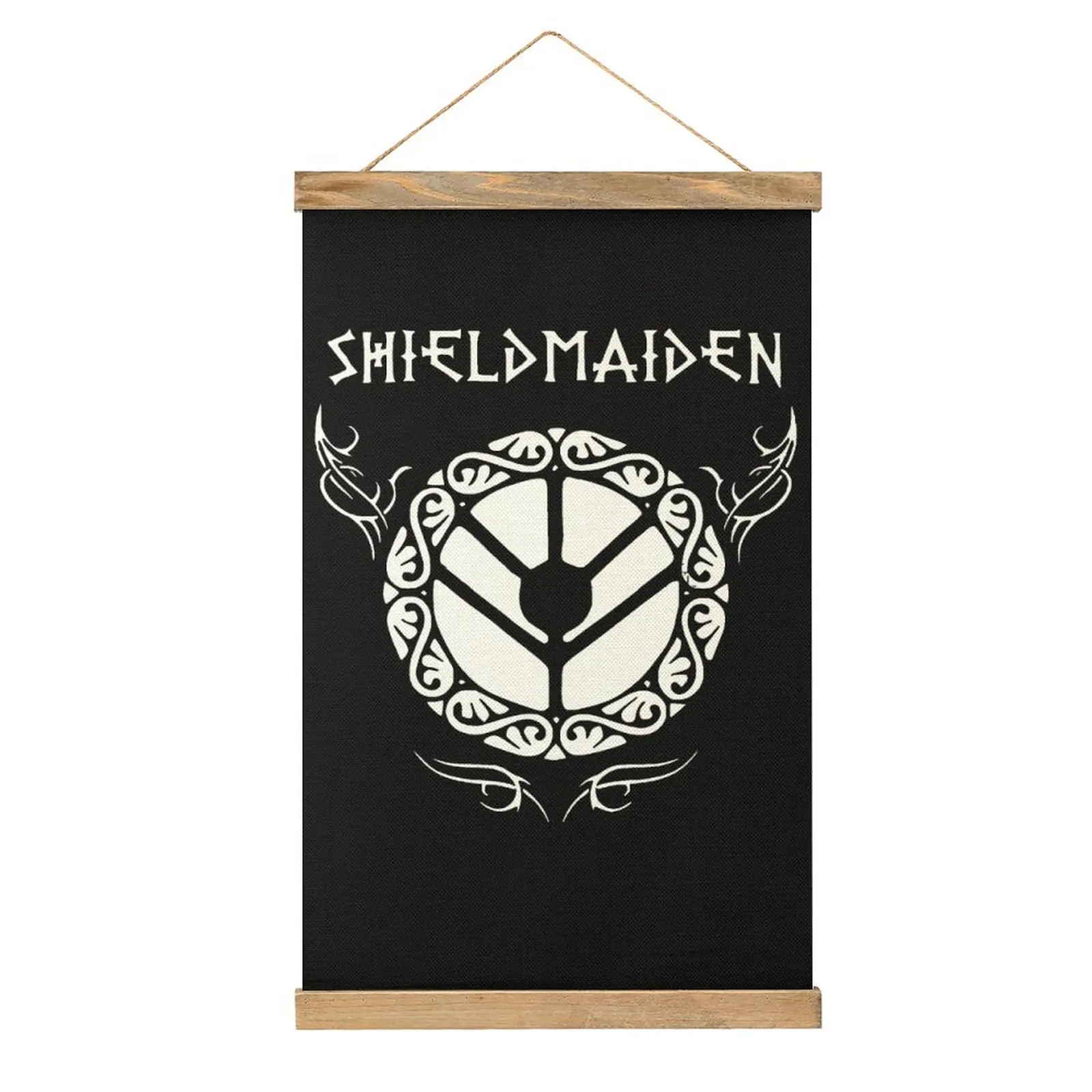 

Novelty Viking Shieldmaiden Canvas Hanging Picture Wall Decoration Novelty Bedroom Painting Style Hang Pictures