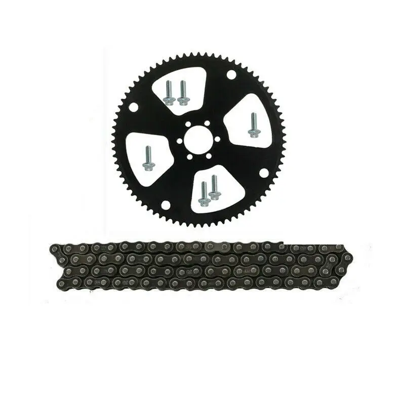

75T Sprocket + #35 Chain Gear #35 Drive Sprocket 75 Tooth Go Kart