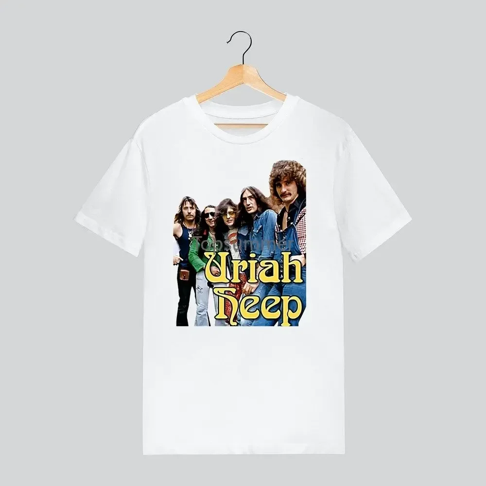 Белая Подарочная футболка Uriah Heep Band для мужчин размер S M L 234Xl Ii648