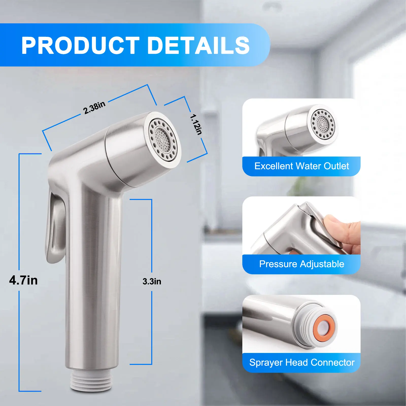 

Ручной распылитель для биде ABS