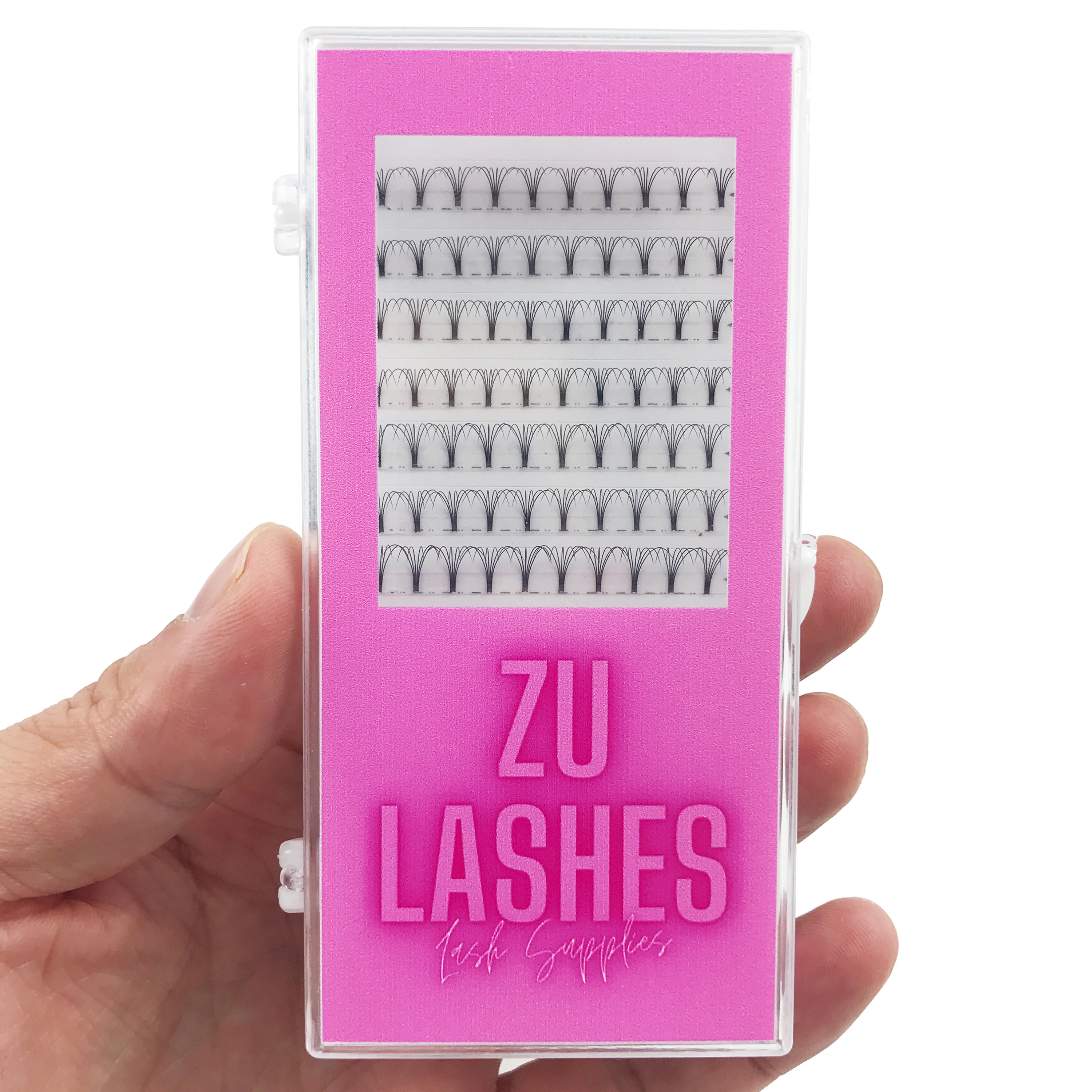 

Индивидуальные готовые вееры с коротким стержнем, ресницы для наращивания с вашим логотипом, смесь матовых черных 12-рядных готовых объемных ресниц ручной работы