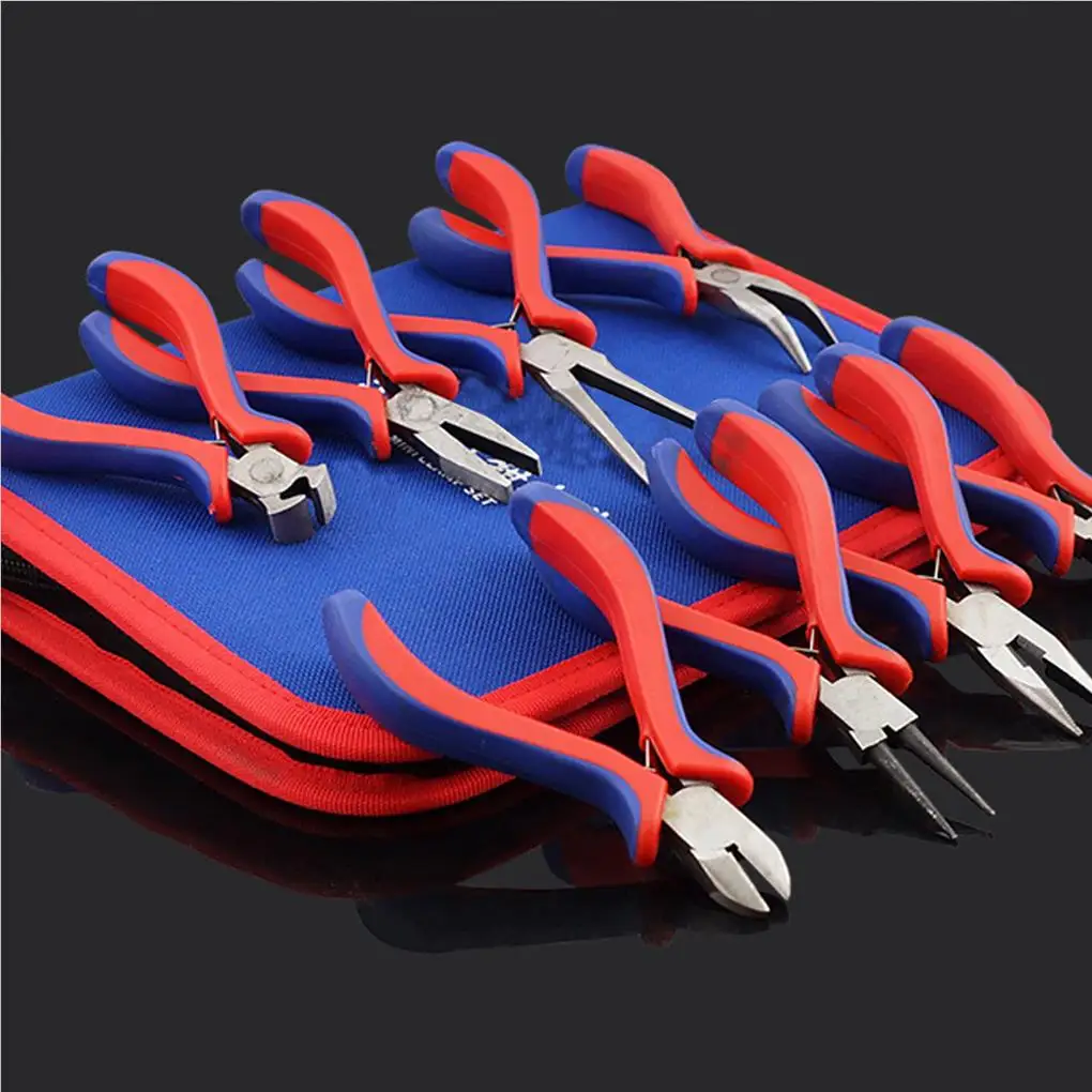 

Plier Set Nose Pincher Precision Pointed Handily Grippd Repair Supplies Compact Size Household Hardness Handheld Tool DIY