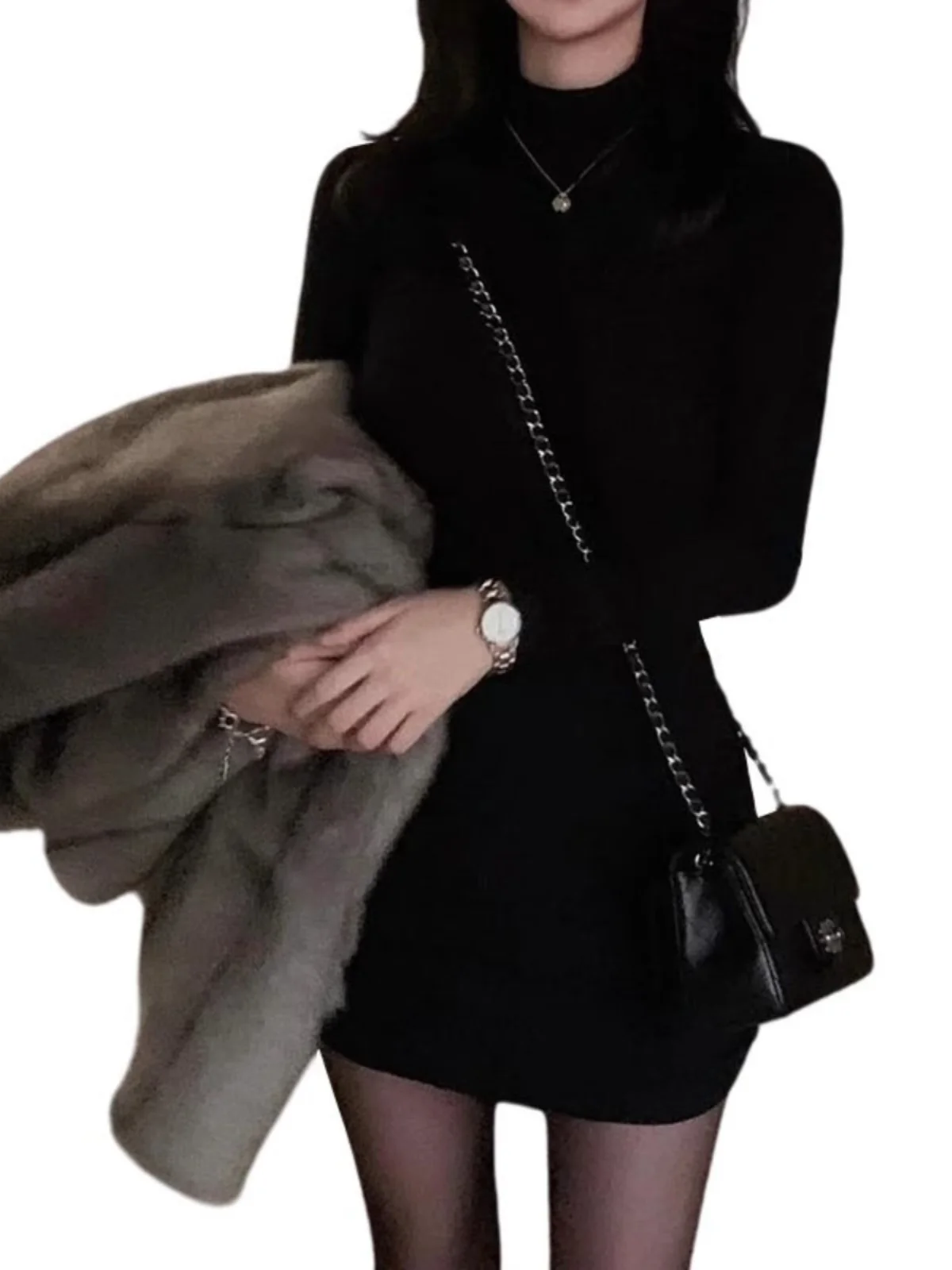 AMT Small Wear Western Sle Короткая осень и зима с пальто Внутренняя одежда Трикотажное