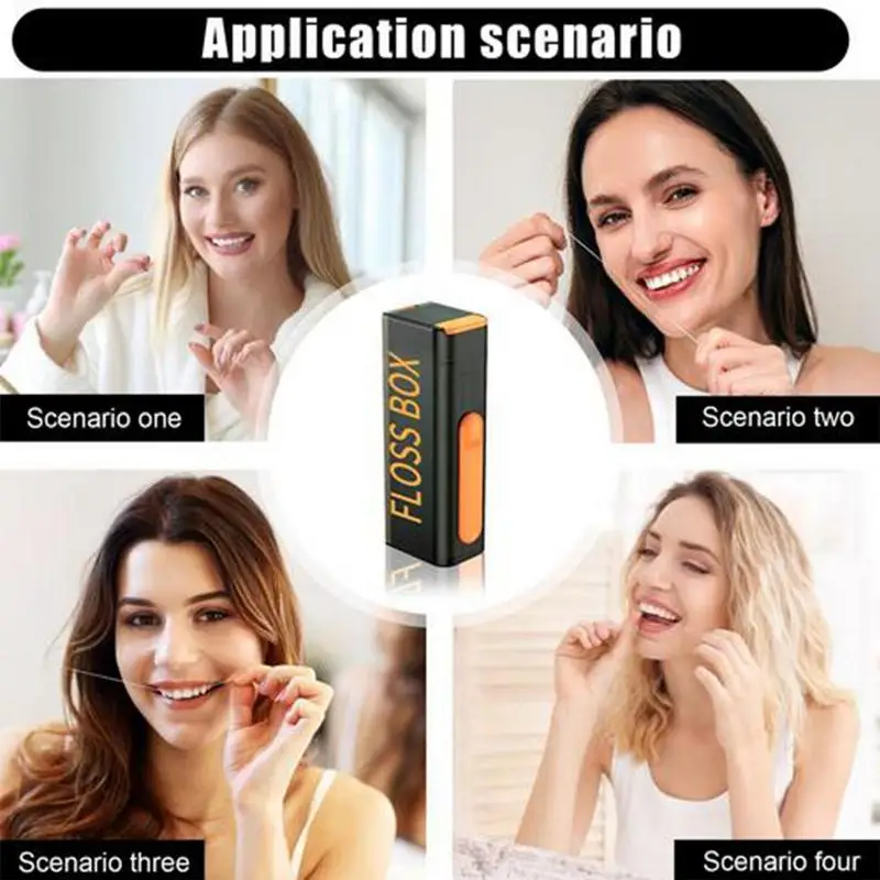 Автоматический выдвижной диспенсер для зубной нити портативный контейнер в