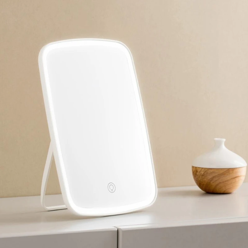 

Youpin Jordan Judy Intelligent Portable Makeup Mirror Desktop Led Light Folding Light Mirror Dormitory Desktop Touch Button
