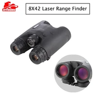 ziyouhu laser rangefinder 8x42 binocular telescope 1800m laser distance finder for golf hunting multifunction ranging tool