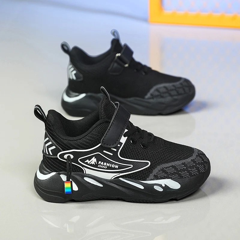 Children's Casual Running Sports Shoes Outdoor Lightweight Breathable Boys Girls Shoes Comfortable Jogging Soft-soled Kids Shoes