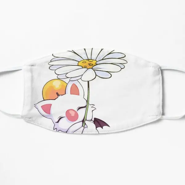 

Весенняя Плоская Маска для лица Moogle с принтом аксессуары для рта ветрозащитный дышащий Противопыльный хлопковый узор моющаяся Милая дымка ...