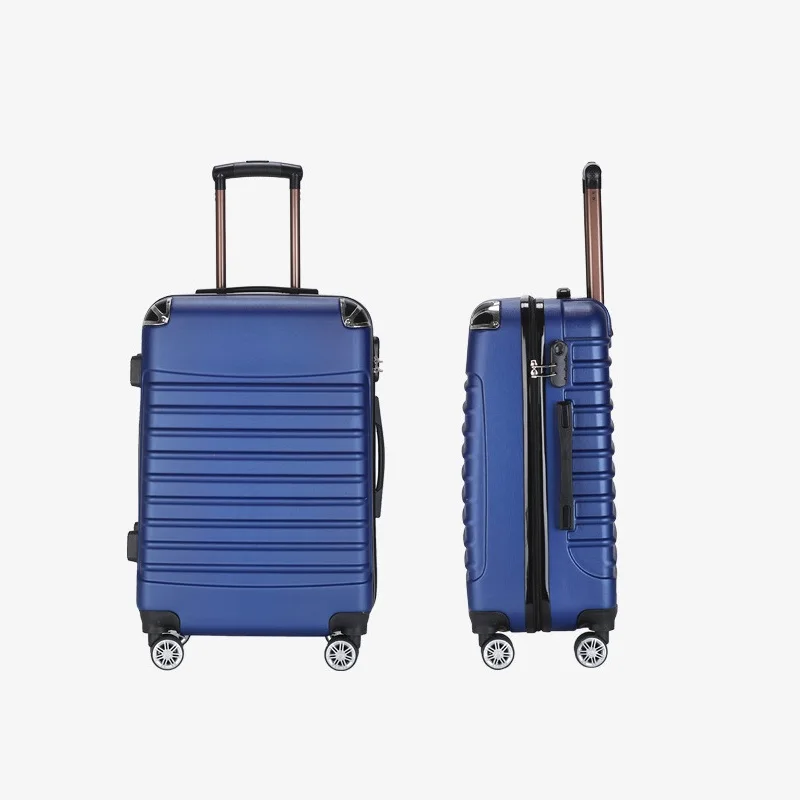 

SOLI2 Spinner Letrend Vintage Rolling Luggage Trolley Women Travel Bag Cabin Suitcases Wheel inch Retro Trunk S14930-S14940