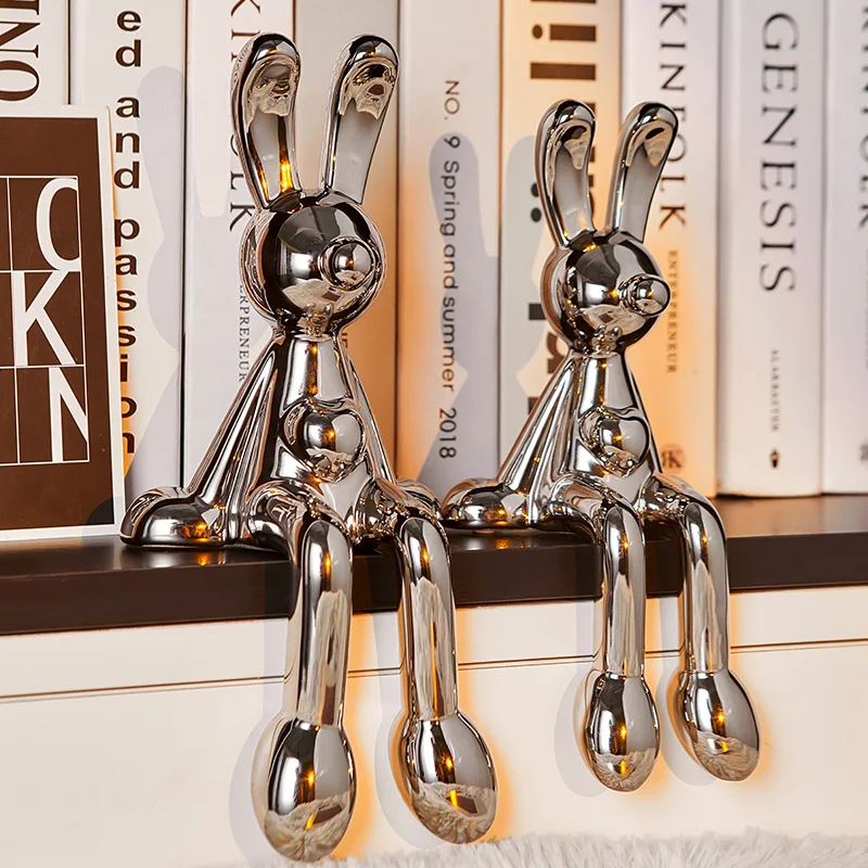 

Modern Decorative Crafts Ceramics Nordic Cute Desk Decorations Art Sculptures and Figurines Room Decor Accessories Luxury Statue